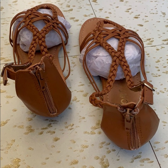 Braided Brown Sandals - Picture 3 of 5
